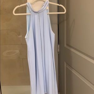 Francescas light blue high neck dress
